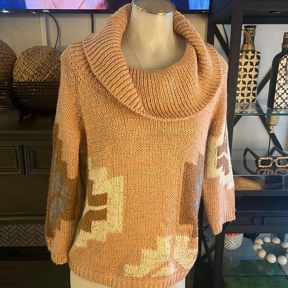 Sundance Aztec Elegant Tundra Sweater Medium - Picture 2 of 8